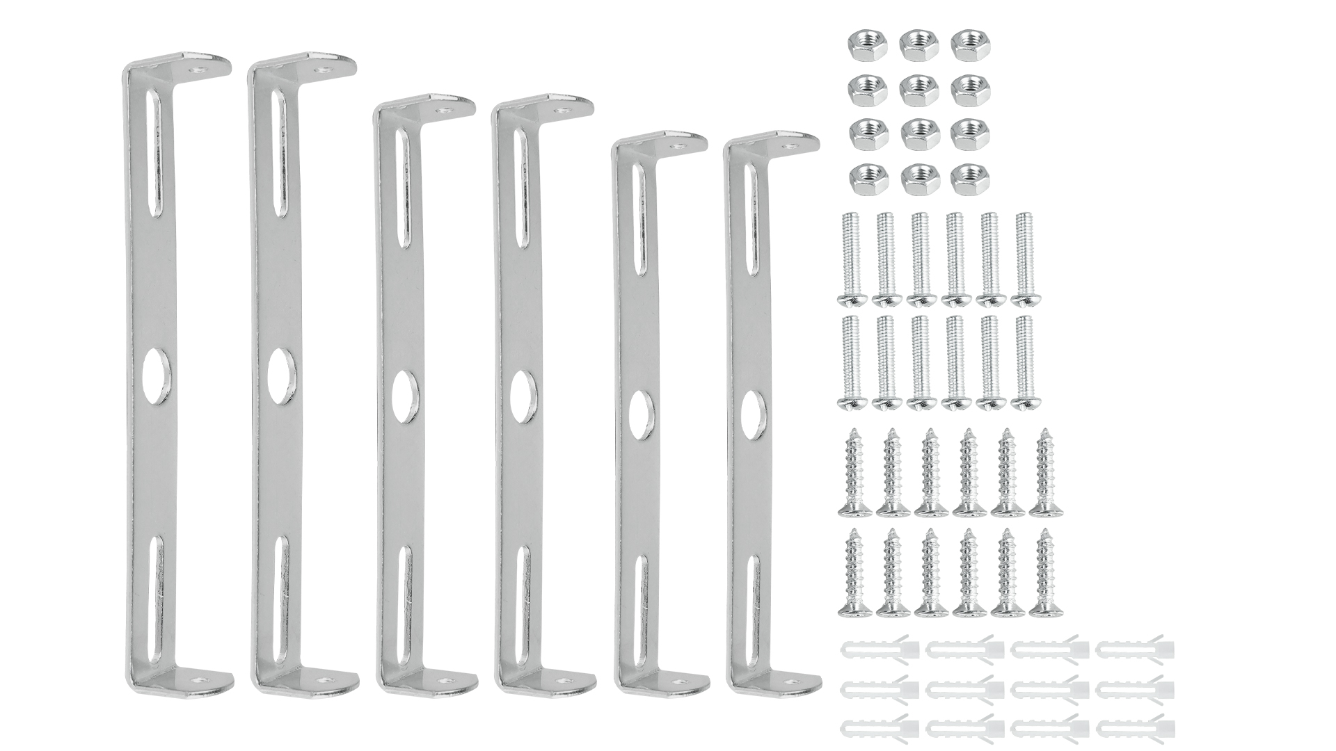 Image of 6 Pieces Light Fixture mounting Brackets for Ceiling 4.1-4.7 InchLight Plate Wall Mounting Crossbar for Chandelier