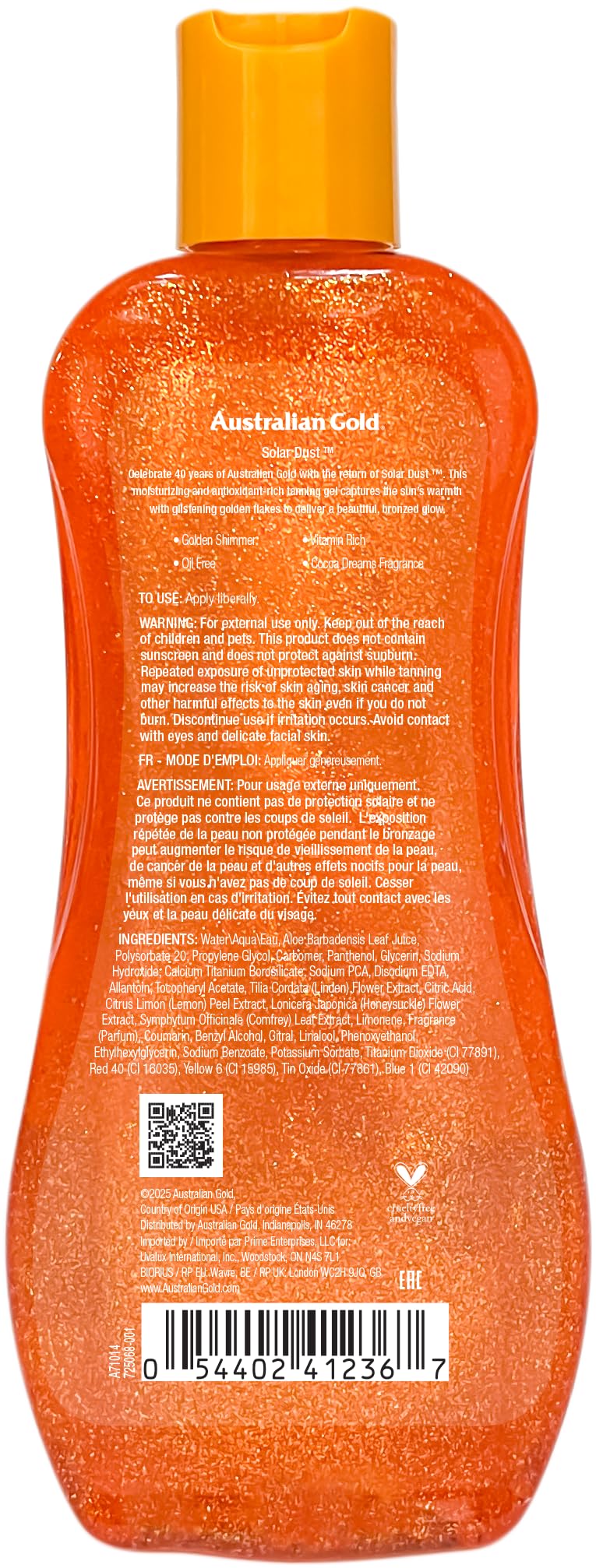 Solar Dust Dark Tanning Power Gel 237 Ml