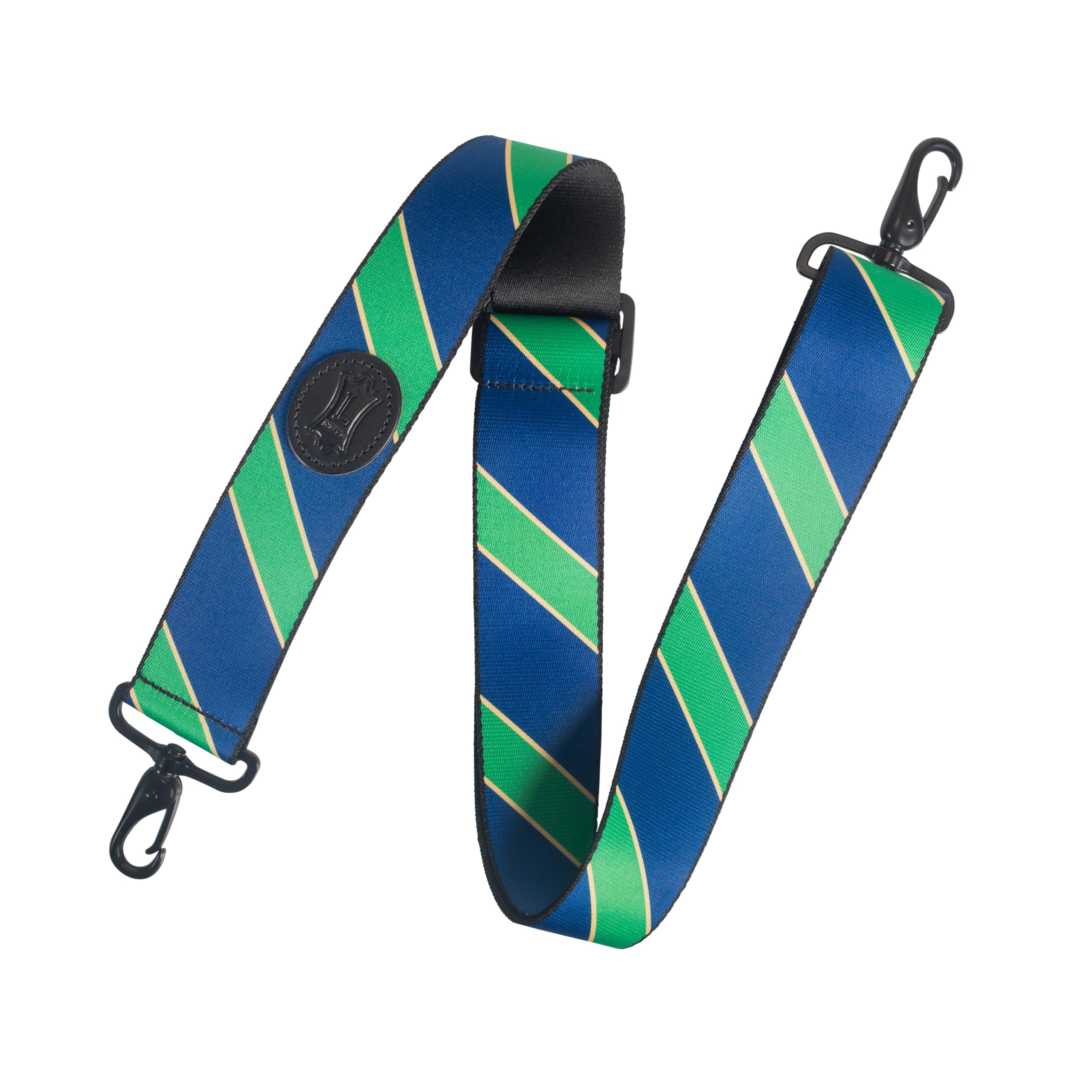 Levy's Leathers 2" Wide Polyester Spirit Case Strap Fits Most Insturment Cases with D-Ring Clips; Navy, Green (MCS-006)