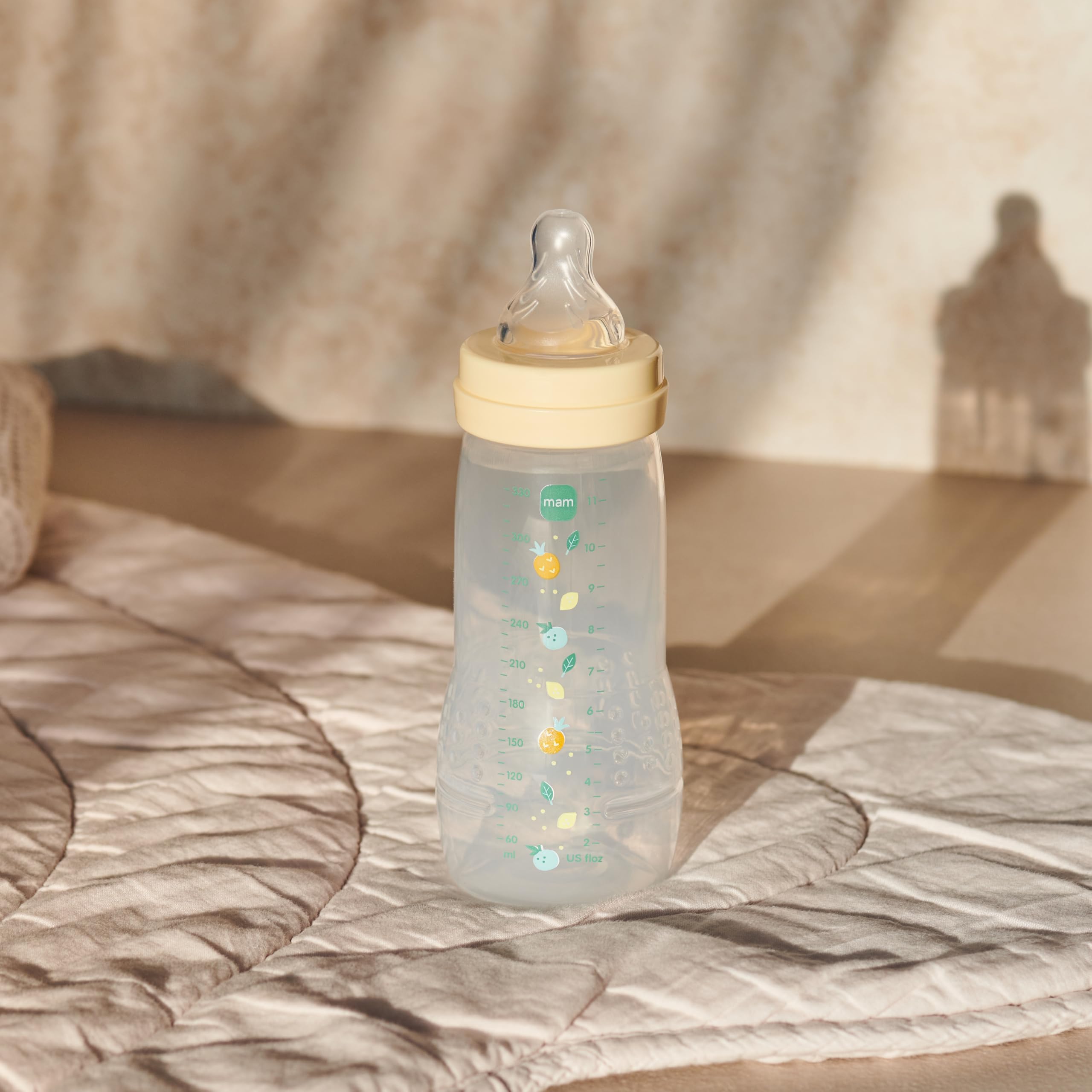 MAM Baby 1 Mamadeira Easy Active 270ml Com Formato Ergonômico e