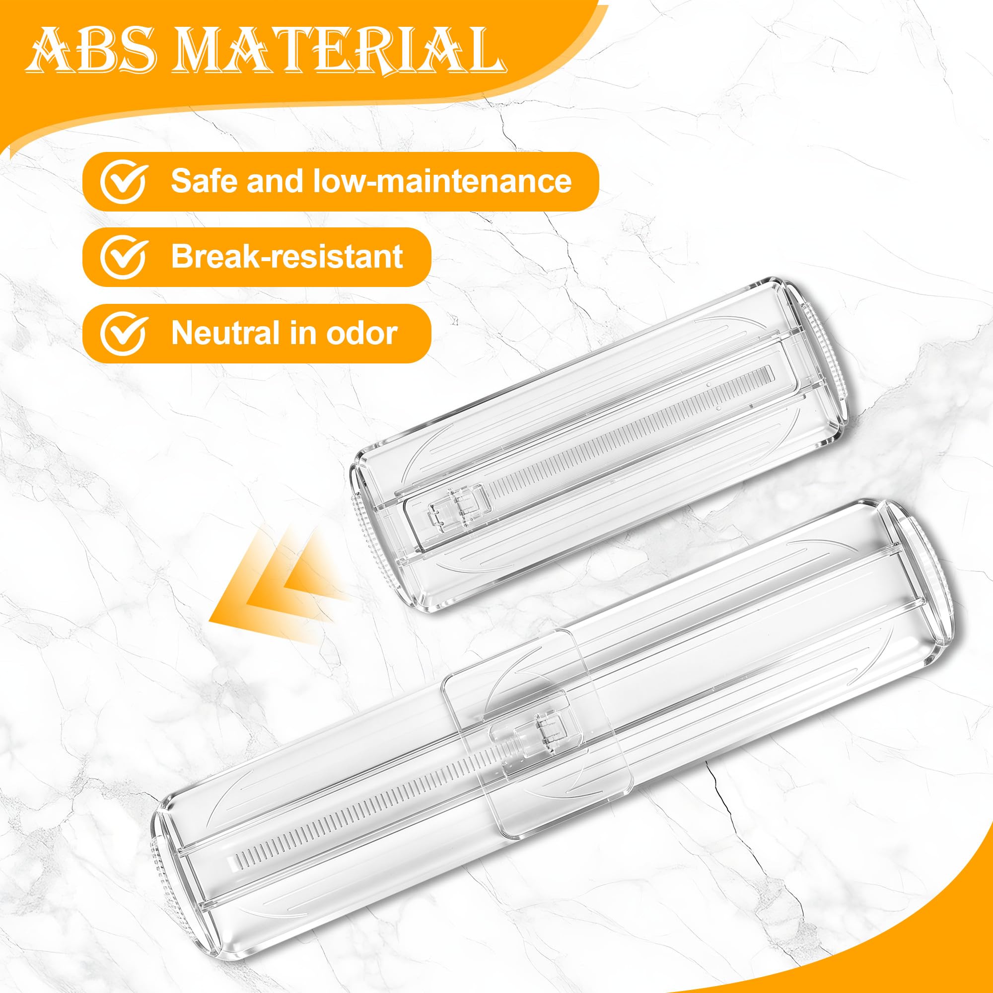 Separadores De Cajones Ajustables 8 Piezas 28,5-50,5 Cm Transparentes Organizador Cajón