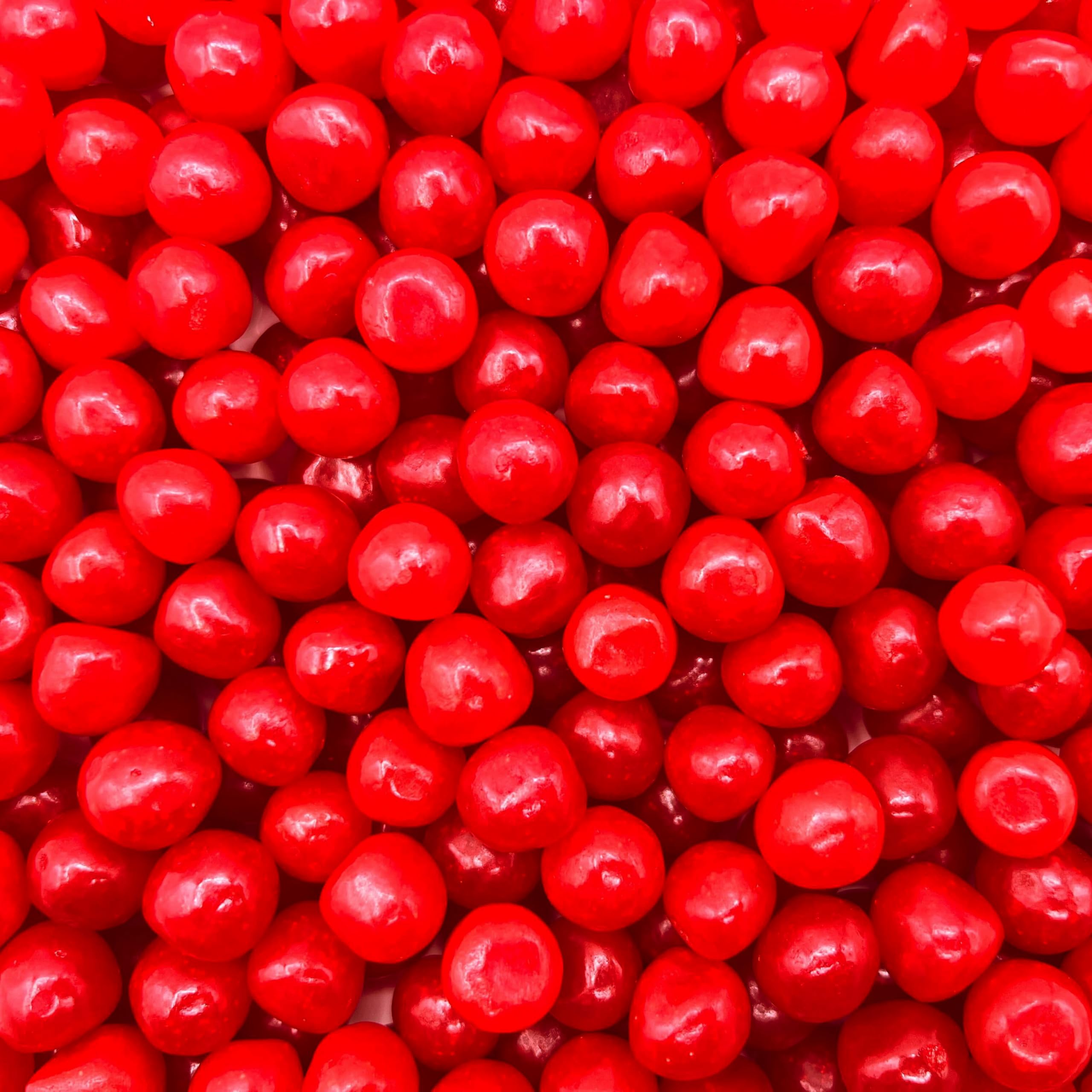 Cherry Sours Candy - 2 Pound Bulk Pack - Nostalgic Cherry Sour Balls for Parties and Everyday Treats - Red Candy for Holiday Buffets - Chewy Sweets - Valentines Candies