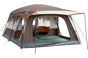 KTT Extra Large 10 Room Tent Cabin, Tent for Family
