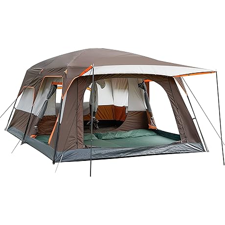 KTT Extra Large 10 Room Tent Cabin, Tent for Family