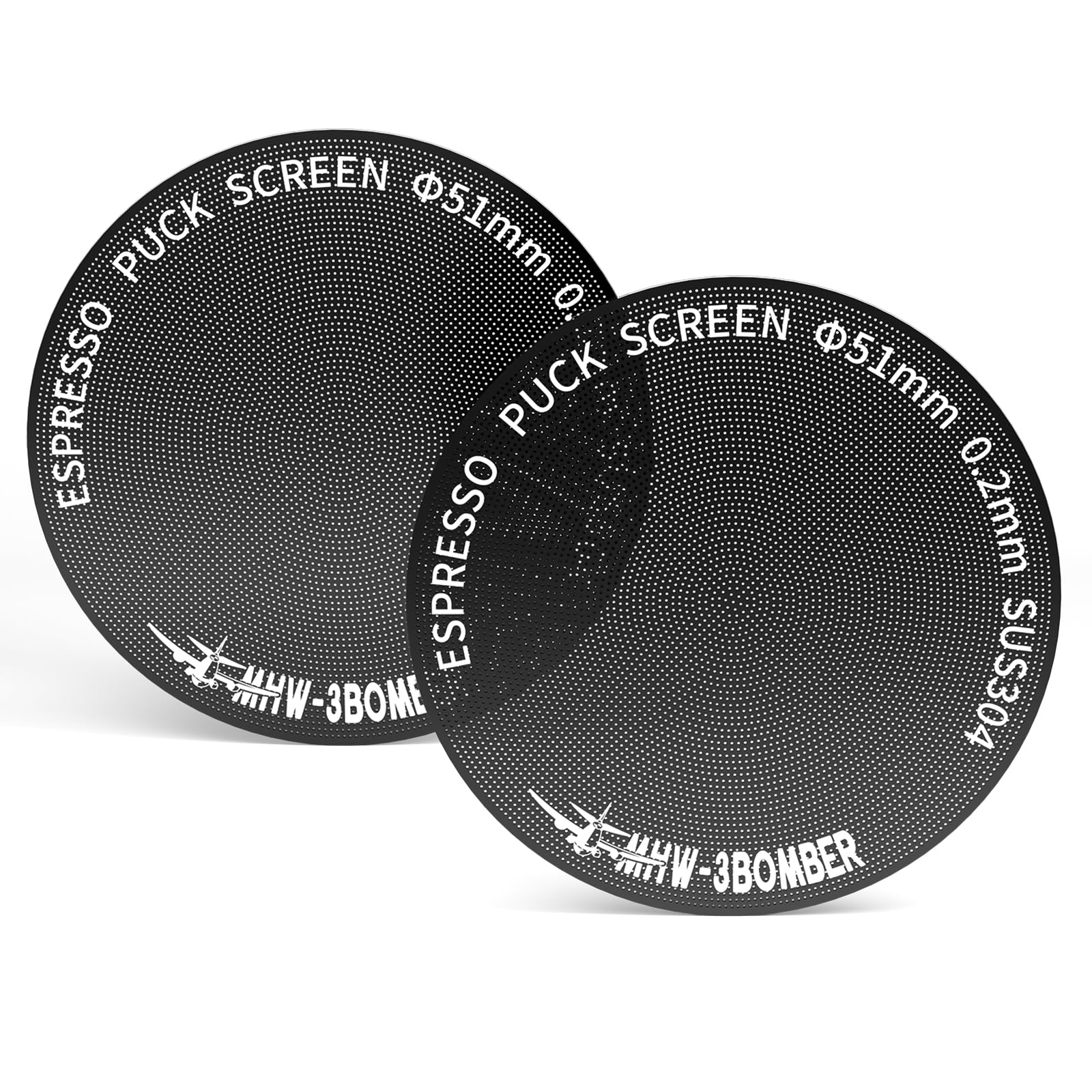 Amazon.co.jp: MHW-3BOMBER 51mm エスプレッソパックスクリーン 2個 