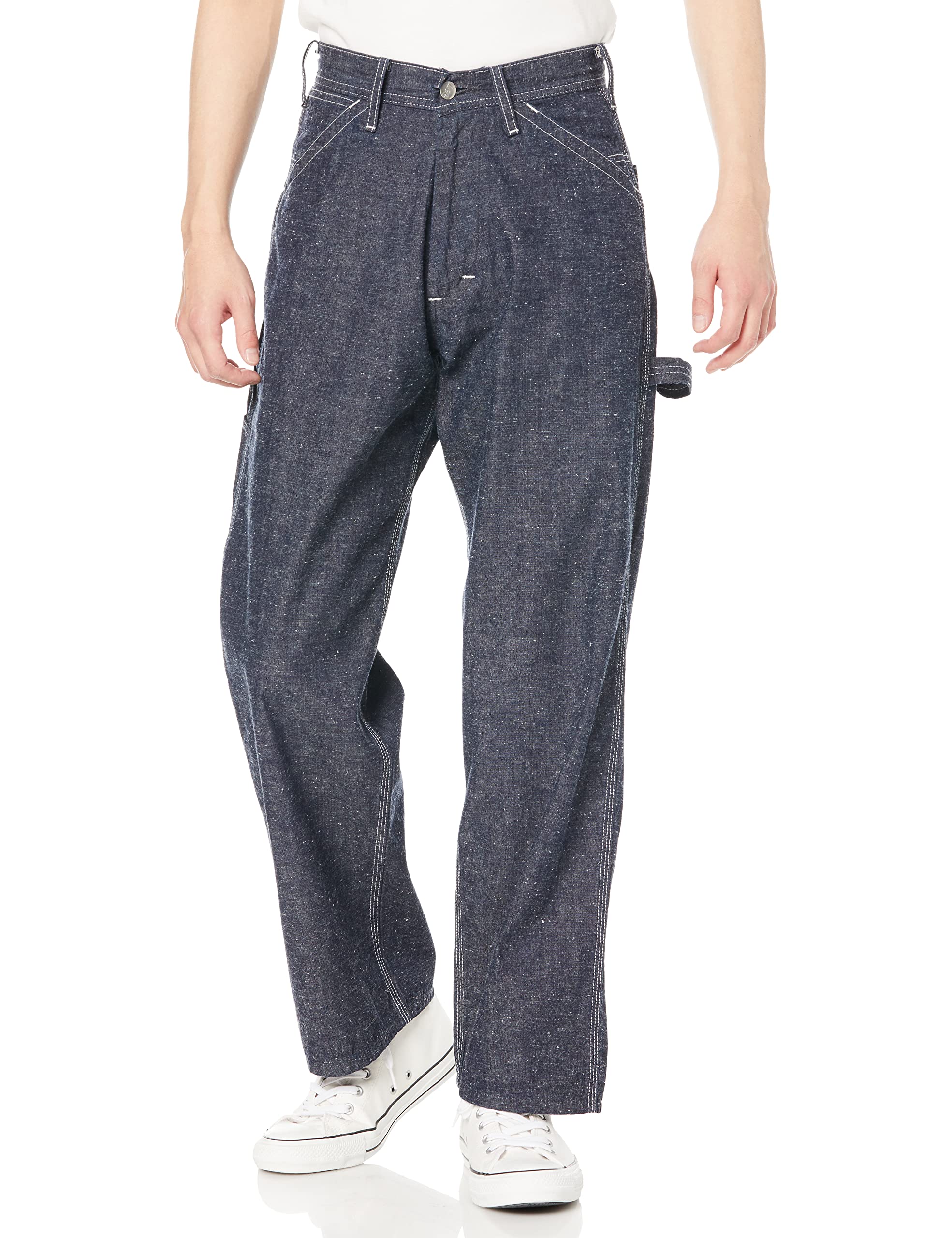 Lee DUNGAREES デニムペインターパンツ ペンキ ルーズワイドジーンズ