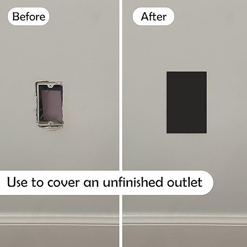 Miniatura 2 de Rubber Bond Paquete de 5 placas autoadhesivas de goma para toma de corriente de pared, fácil de aplicar, parche de agujero para paneles de yeso,