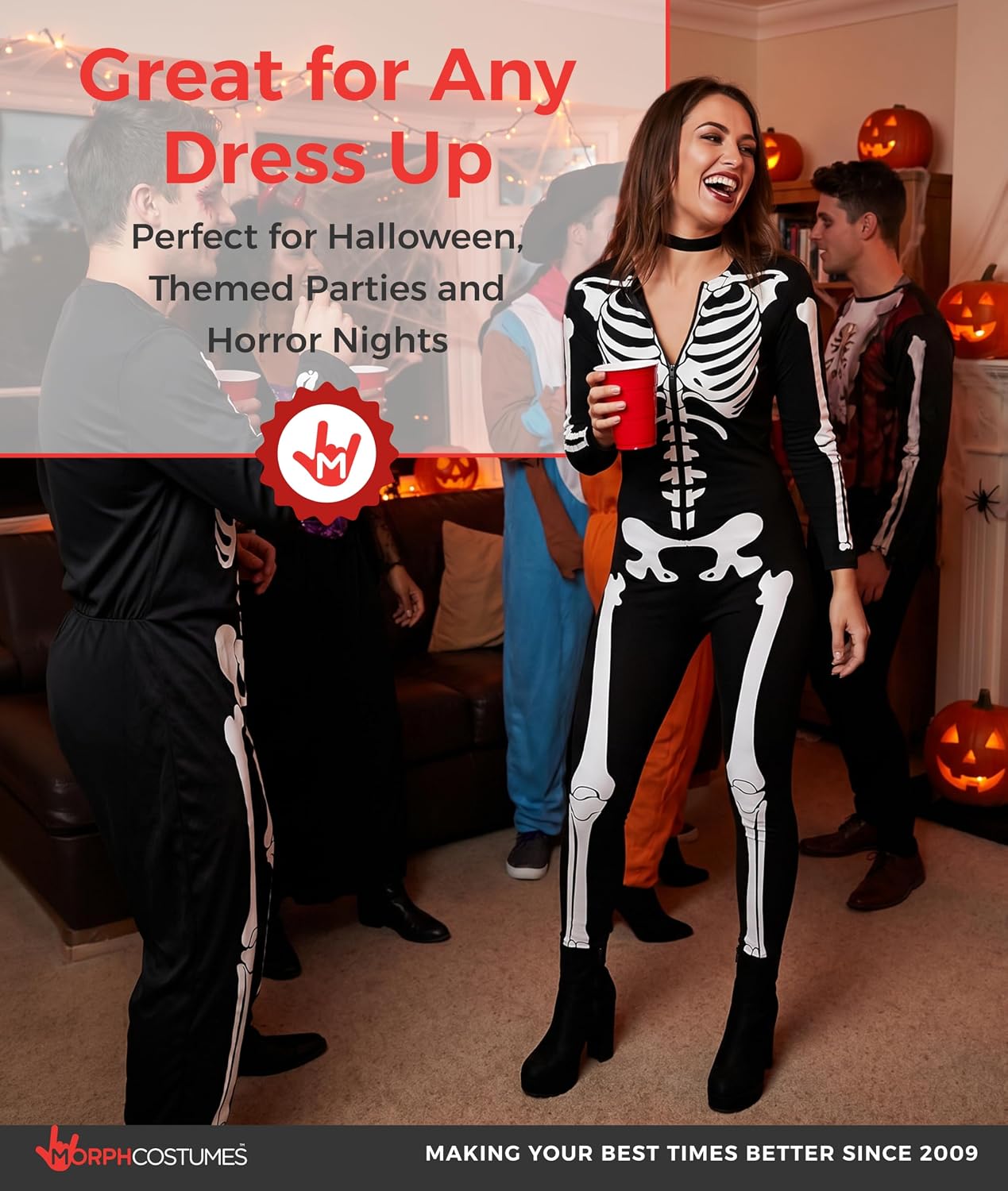 Morph Skeleton Costume Women, Womens Skeleton Costume, Womens Halloween Costumes, Halloween Costumes For Women Adult