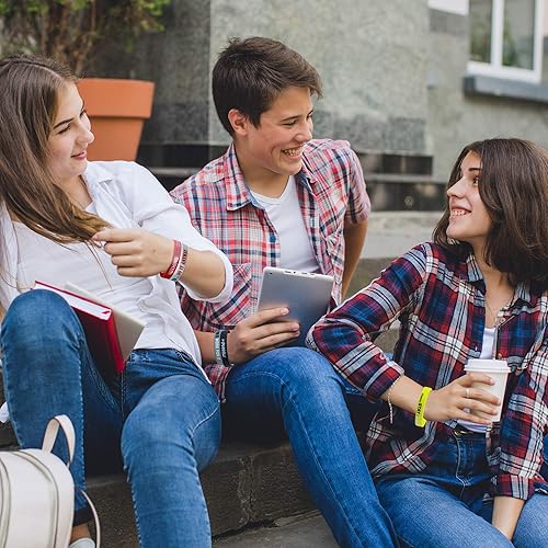 Miniatura 5 de Paquete de 12 pulseras motivacionales para hombres, mujeres y adolescentes, pulseras de silicona de 12 x 8 pulgadas con citas inspiradoras, diseño