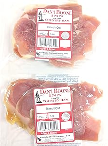 Dan'l Boone Inn Brand Country Ham Biscuit Cut 2 -3oz Packs
