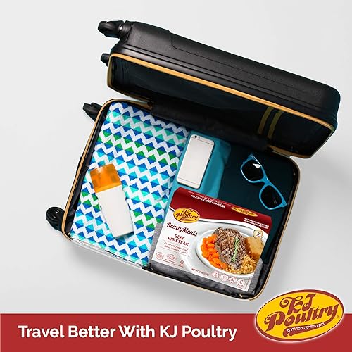 Miniatura 9 de KJ Poultry Kosher Ready Meals  Variedad de carne de res (4 unidades) preparada Entree totalmente cocida, estable en el microondas, cena, viajes,