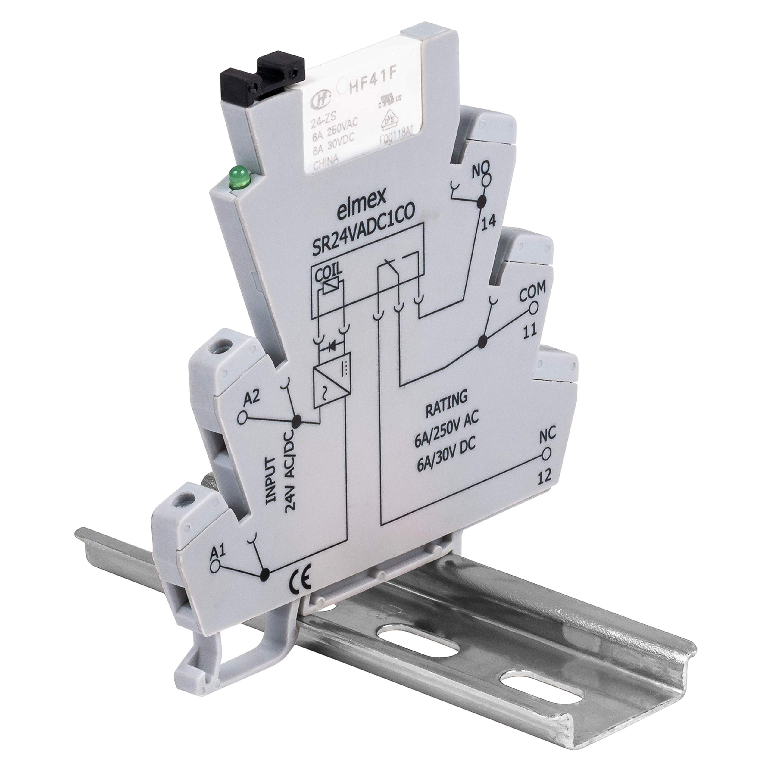 Elmex Din Rail Mounted Retu 24 ACDC with 1 C/O suitable for 2.5 Sq.mm Wire (B07LDBZM8M) Amazon Price History, Amazon Price Tracker