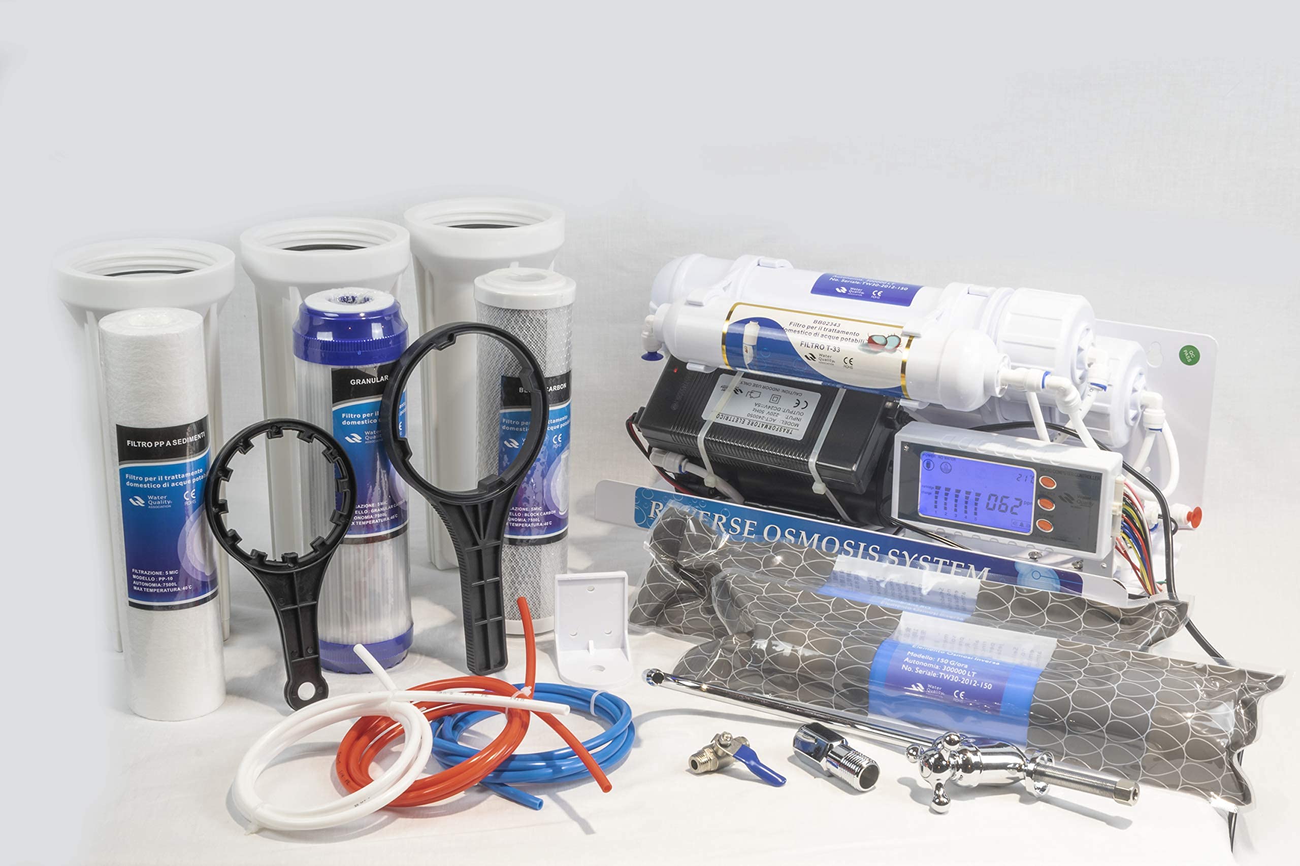 Depuratore Acqua Osmosi Inversa 6 Stadi filtri | Purificatore domestico acqua potabile dal rubinetto di casa