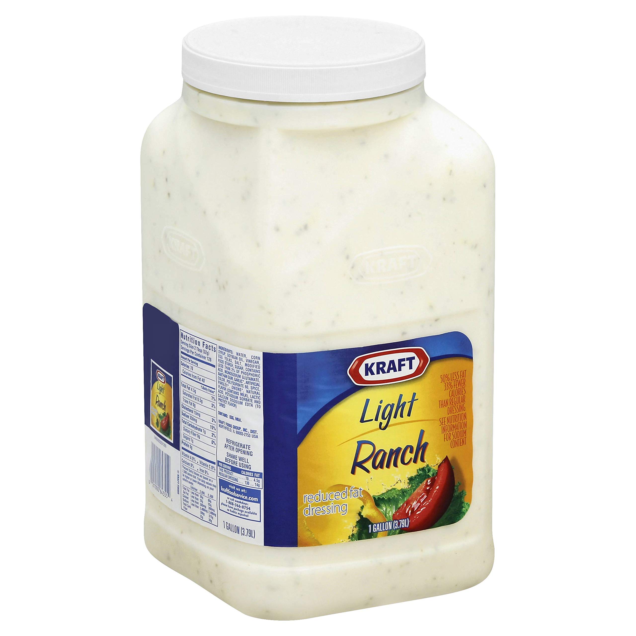 Amazon.com : Dressing Light Done Right Ranch 4 Case 1 Gallon : Salad  Dressings : Grocery & Gourmet Food