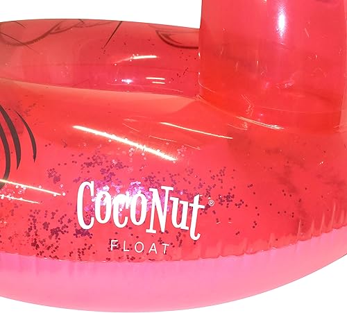 Miniatura 5 de Flotador de piscina de flamenco con sombras de CocoNut Float, anillo inflable para piscina, tubo de descanso duradero y juguete de agua, decoración