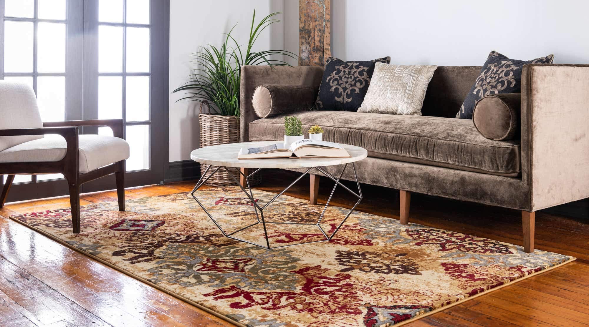 Unique Loom Barista Collection Area Rug - Congencis (4' 1