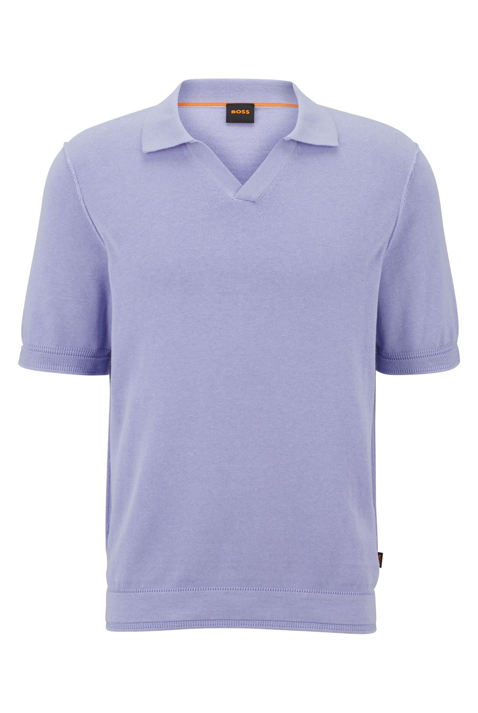 BOSS Men's Anrepolo Knitted Sweater, Light/Pastel Purple538, M