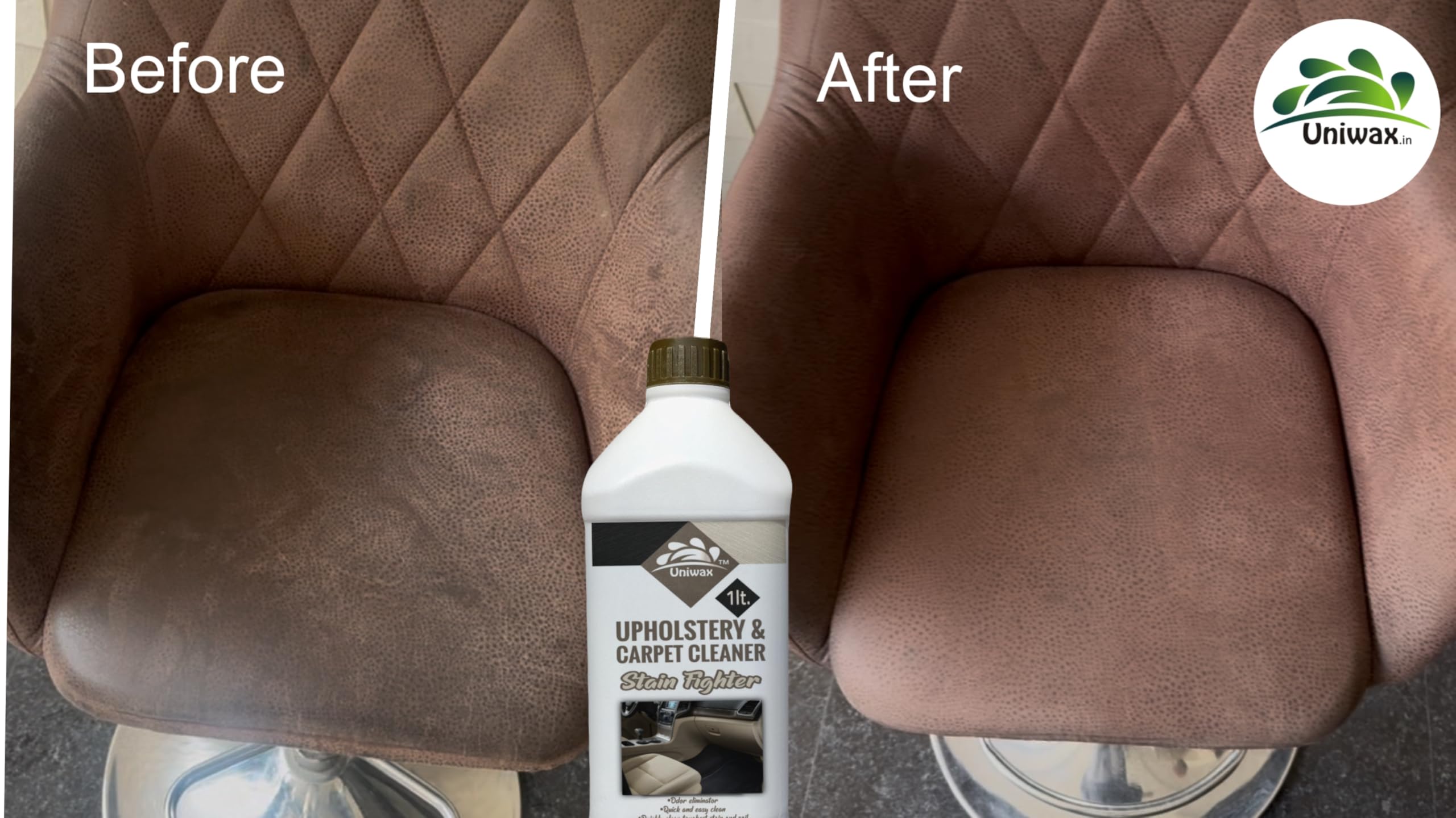 UNIWAX Upholstery and Carpet Cleaning Chemical Sofa Cleaner car Interior cleaner 1kg, - Image 4 thumbnail