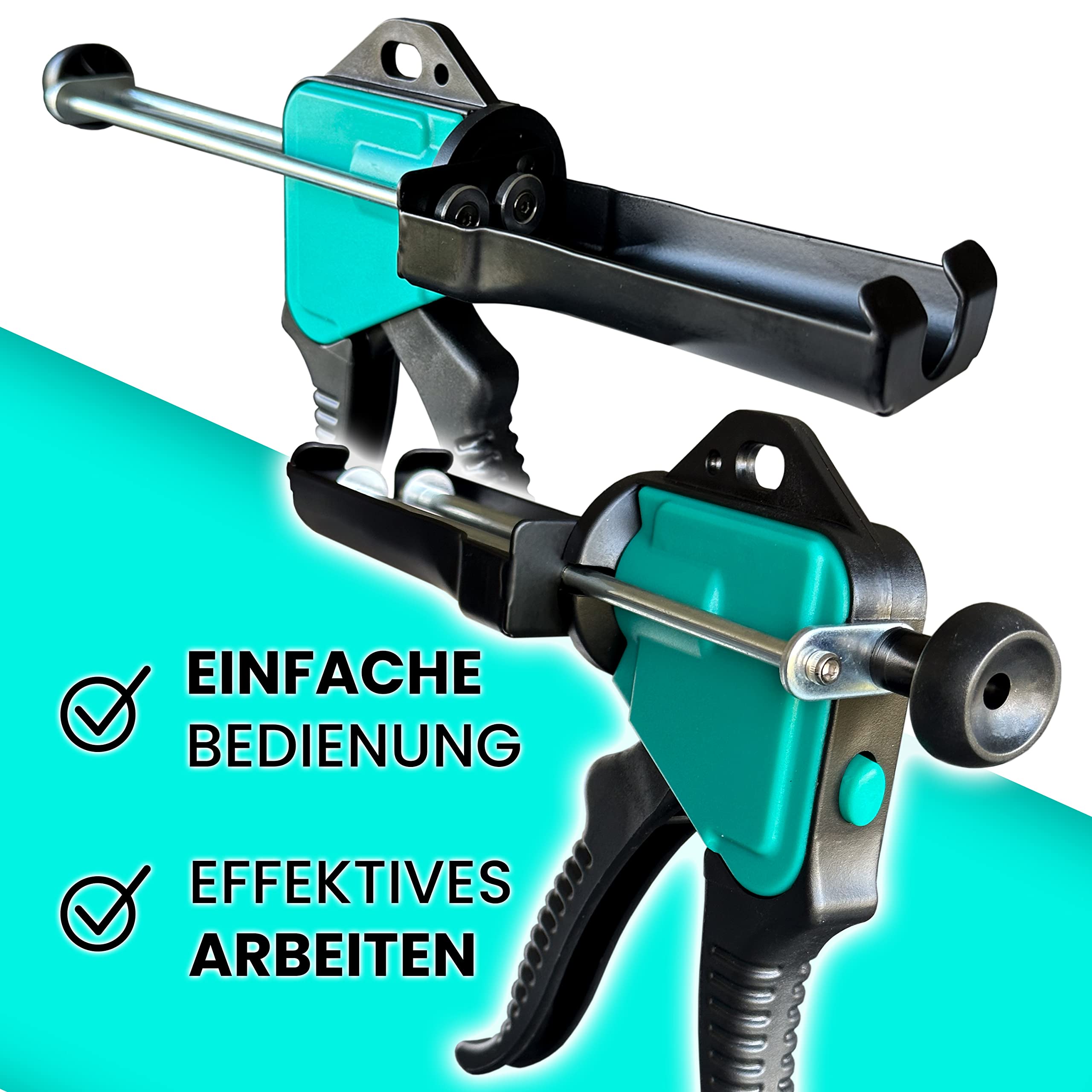 Pistolet à Cartouche EM HED-Y0505 - Professionnel Cartouches Doubles 50ml