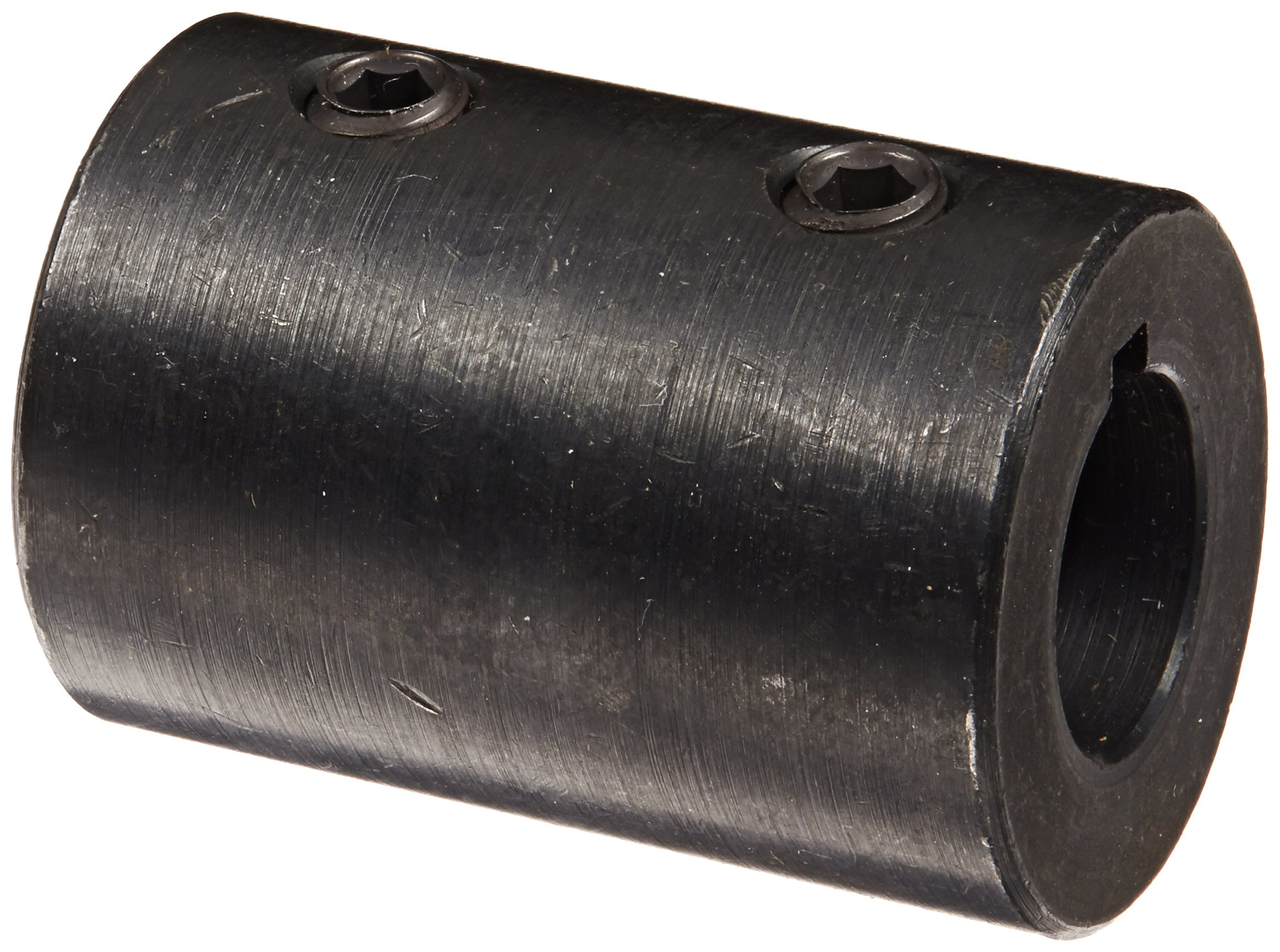 RC-050-KW 1/2” Rigid Shaft Keyed Coupling – Black Oxide Finish For Motor & Shaft Connections