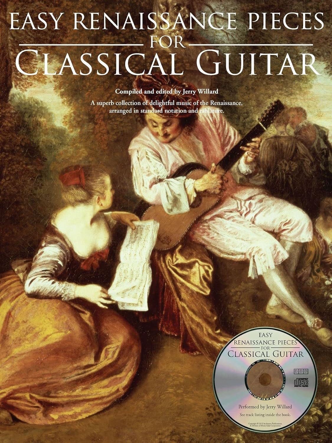 Easy Renaissance Pieces for Classical Guitar With