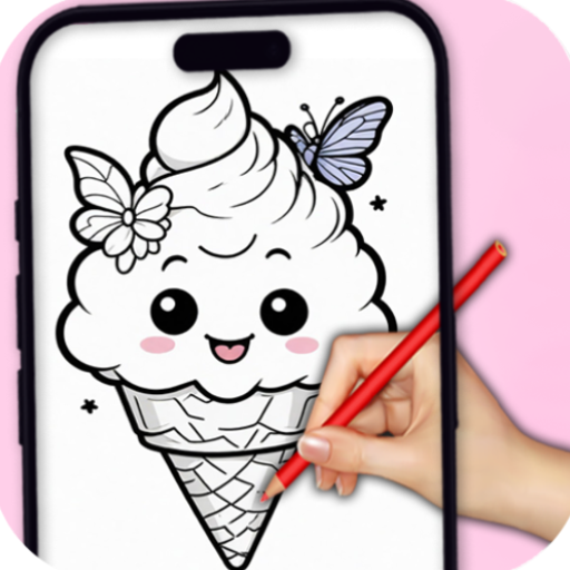 ARDrawing - Learn to Draw Cute Food Kawaii (NO ADS)