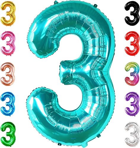 Miniatura 77 de KatchOn, Globo dorado gigante del número 8 de 40 pulgadas, globo dorado del número 8 para decoraciones de cumpleaños de 8 años para niñas