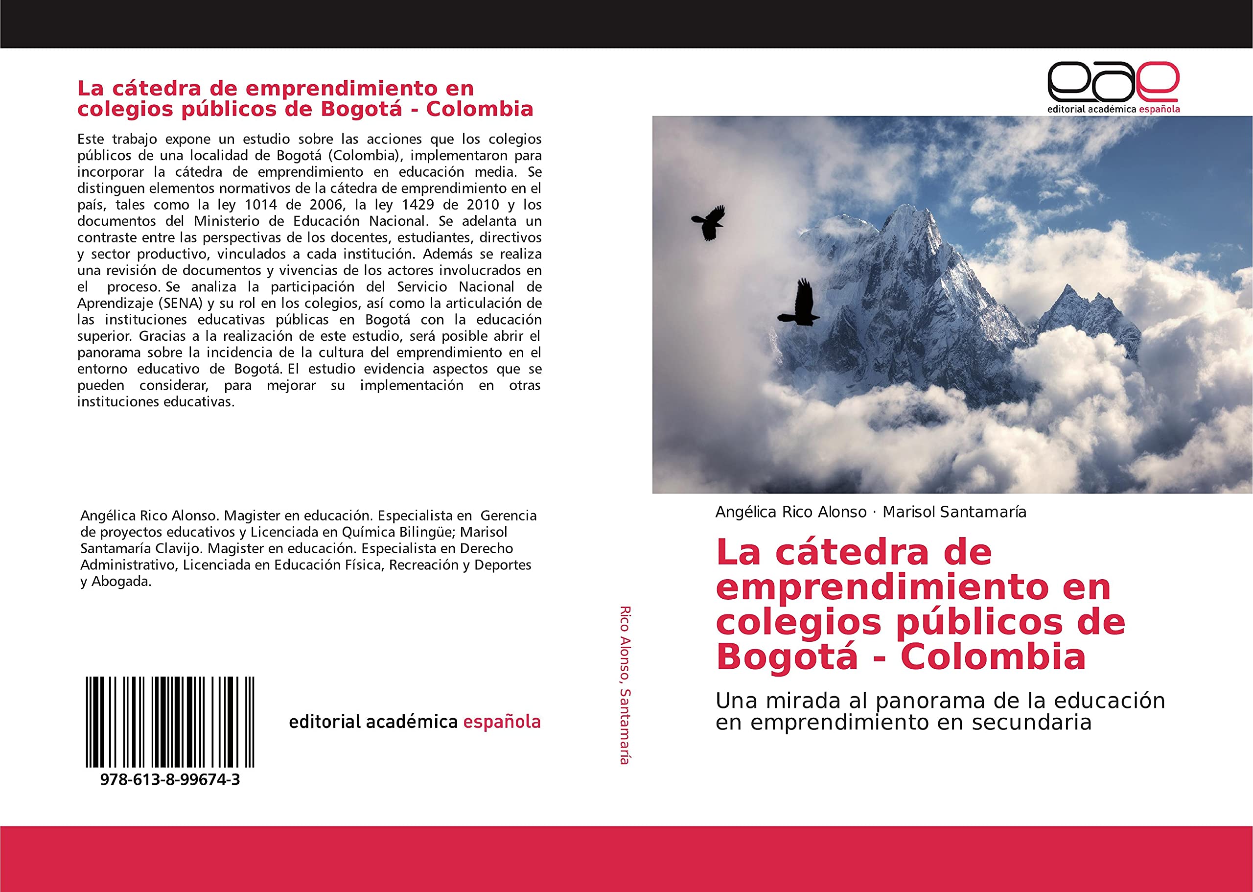 La cátedra de emprendimiento en colegios públicos de Bogotá - Colombia: Una mirada al panorama de la educación en emprendimiento en secundaria