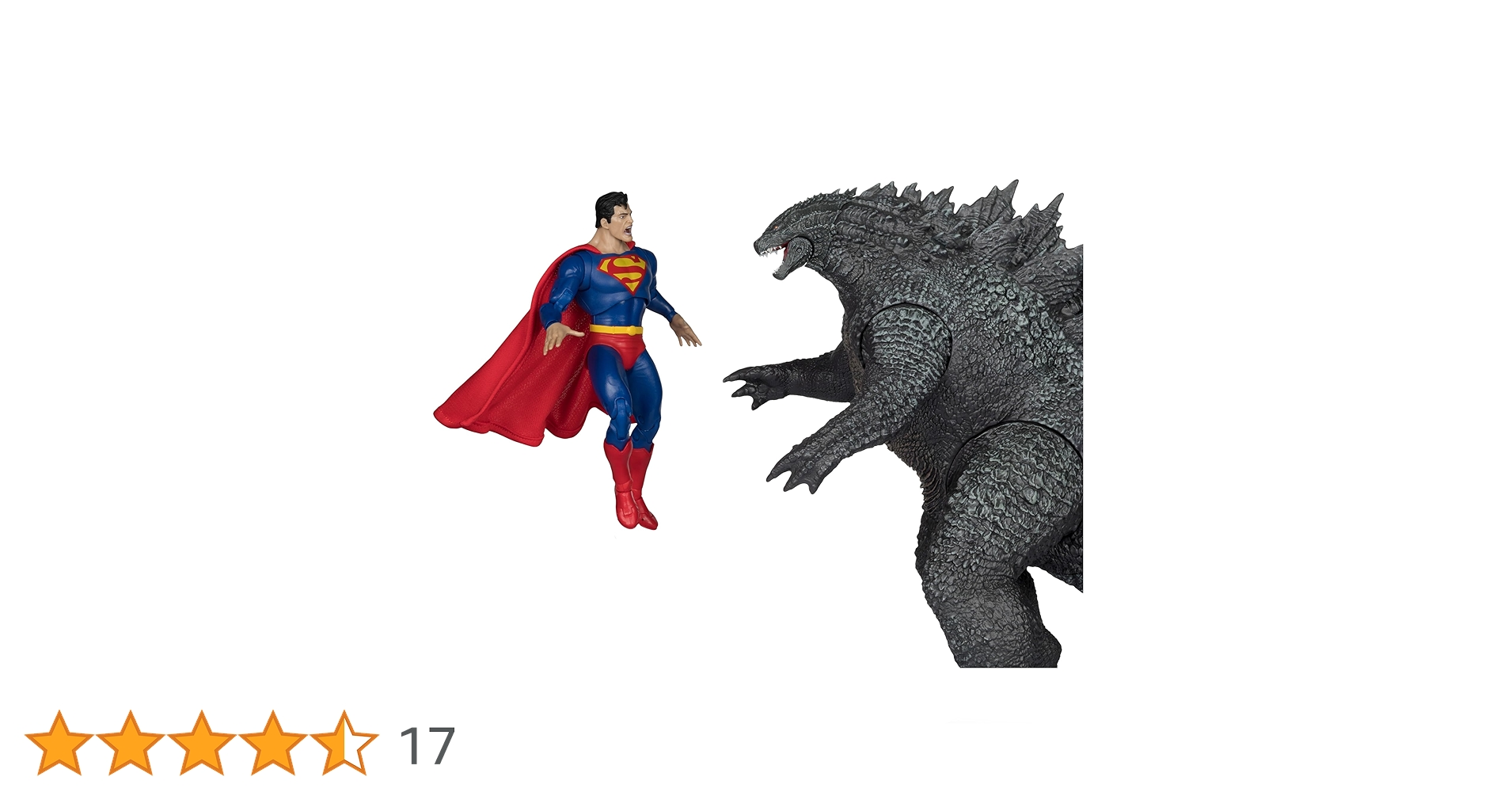 DC Justice League Monster Verse 2PK - Super Man VS Godzilla