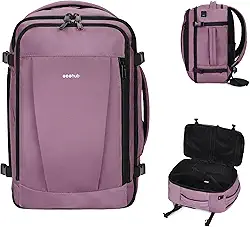 ECOHUB Mochila de viagem para itens pessoais, mochila com 13 bolsos, bolsas de mão para aviões