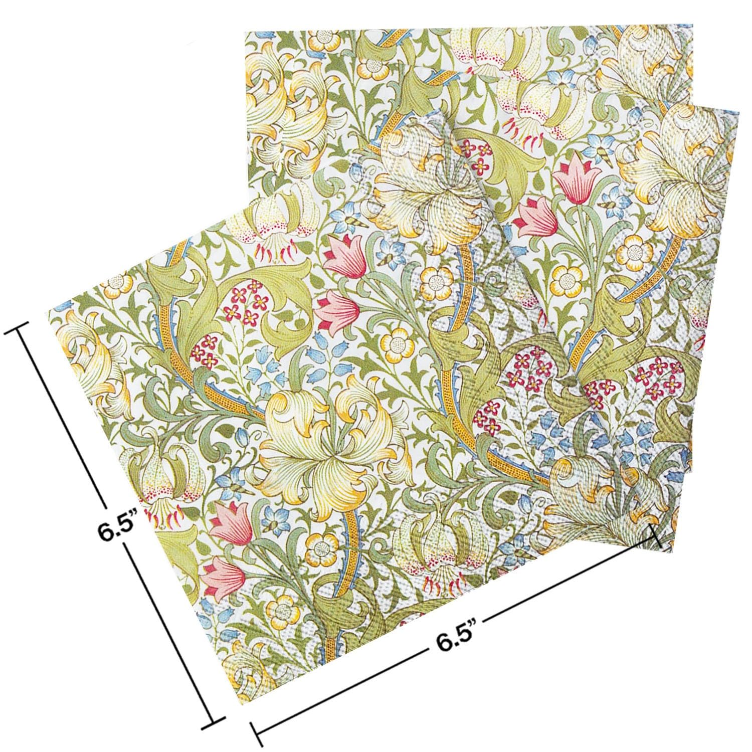 Servilletas Papel Plantas Verdes De Matcha Desechables Servilletas Decoupage Cocktail Cumpleaños 2 Capas Toilet Papel Higienico Decoración de Mesa para Bodas,Fiesta en el Jardín 30 Paquetes(33x33cm）