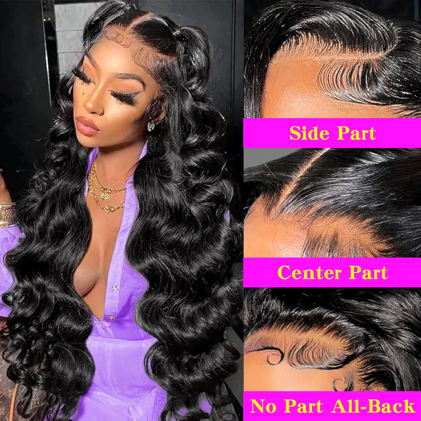 13x4 Lace Frontal Closure Body Wave Frontal Ear to Ear HD Lace Frontal Human Hair 100% Brazilian Virgin Human Hair Closure 12 Inch Frontals Hair Pieces for Women Free Part 150% Density