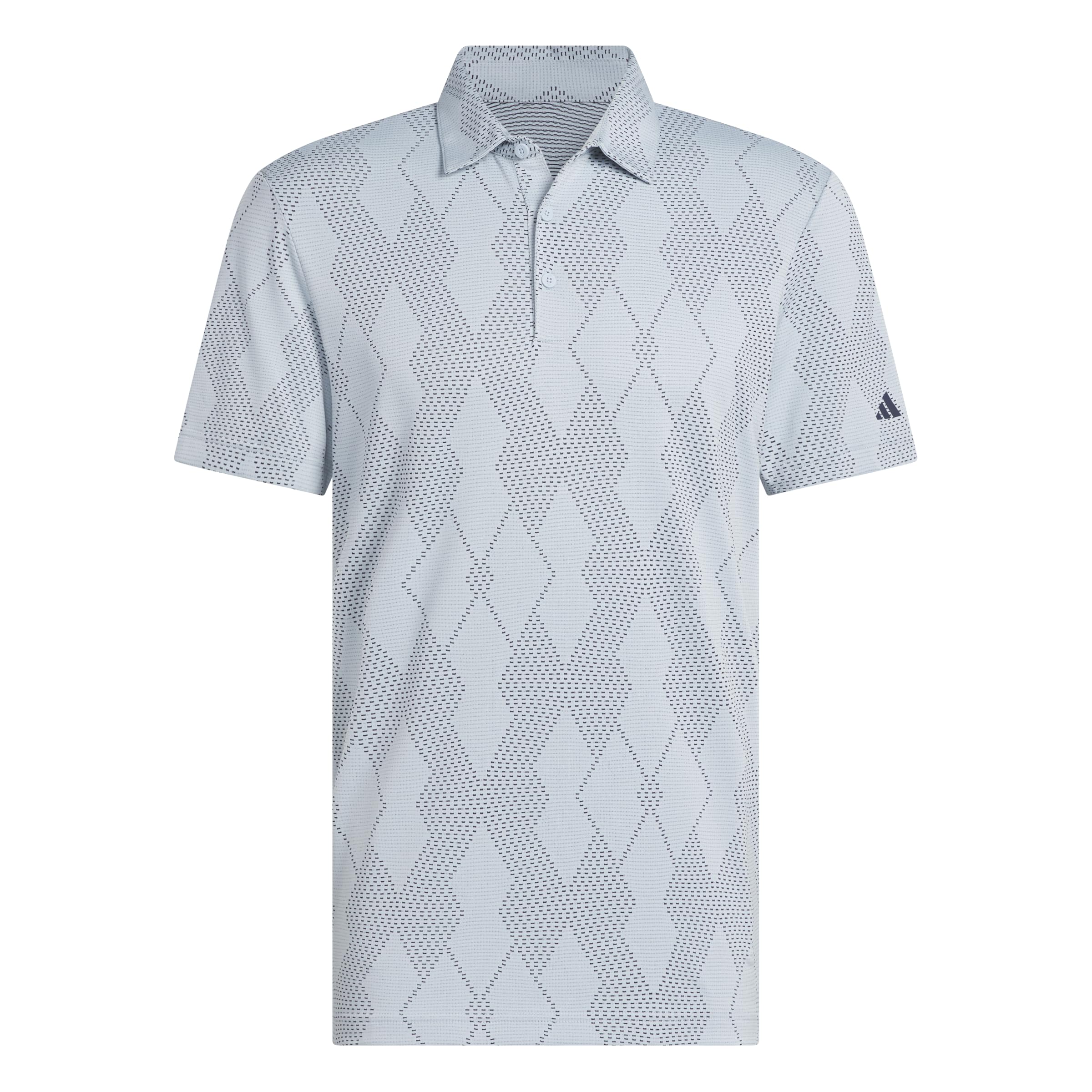 adidas Men's Ultimate365 Micro Texture Polo Shirt, Wonder Blue F23, Large