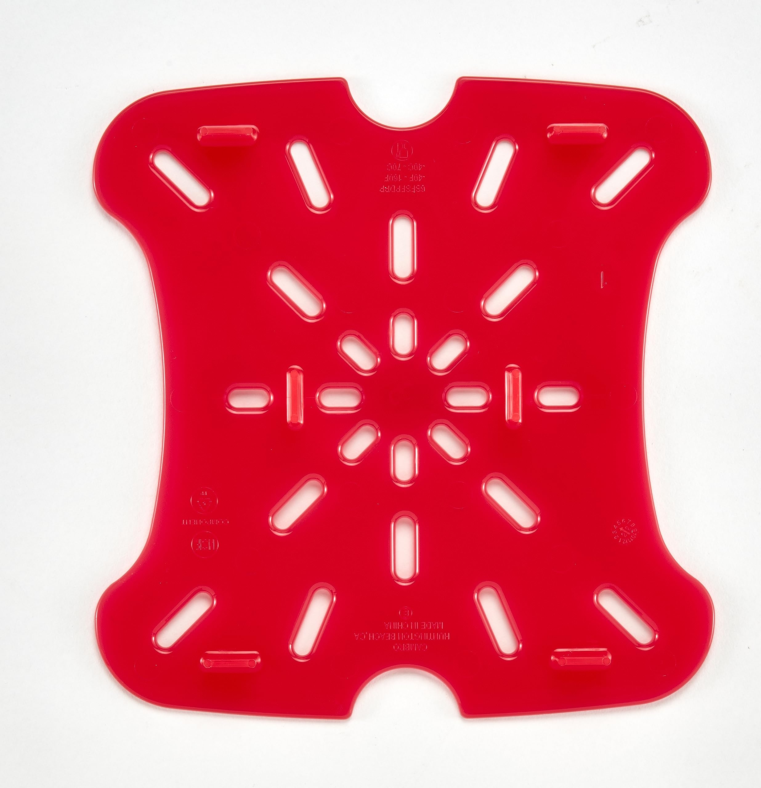 Cambro Red Drain Accessory for FreshPro Squares