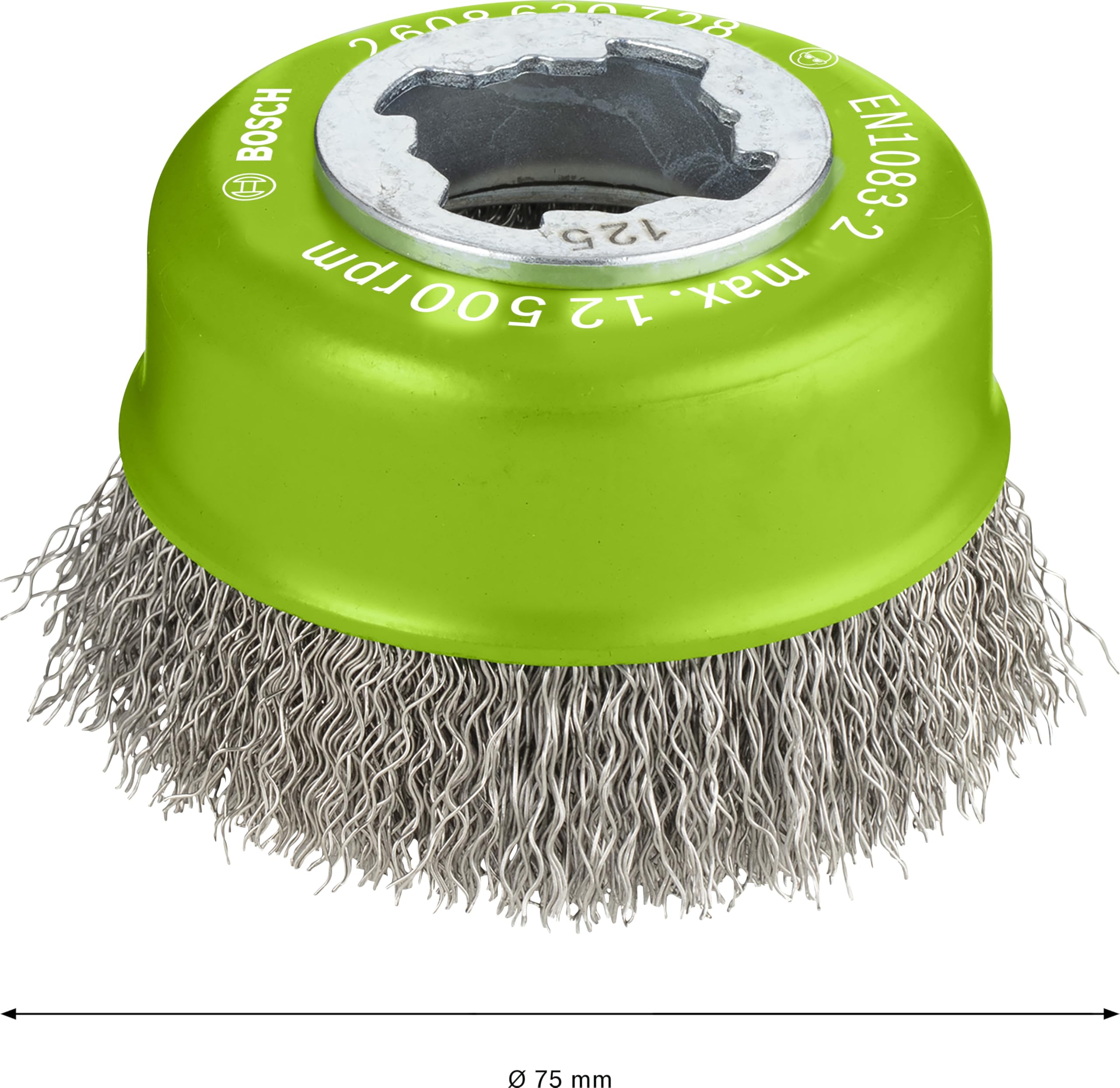 Spazzola A Tazza Bosch Professional Per Inox - X-Lock, Ø75mm, Filo 0.3mm - Foto 7
