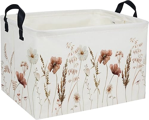 Miniatura 60 de Cesta para niños, cestas de animales, bonitos contenedores de almacenamiento rectangulares de juguetes, organizador de libros, decoración de