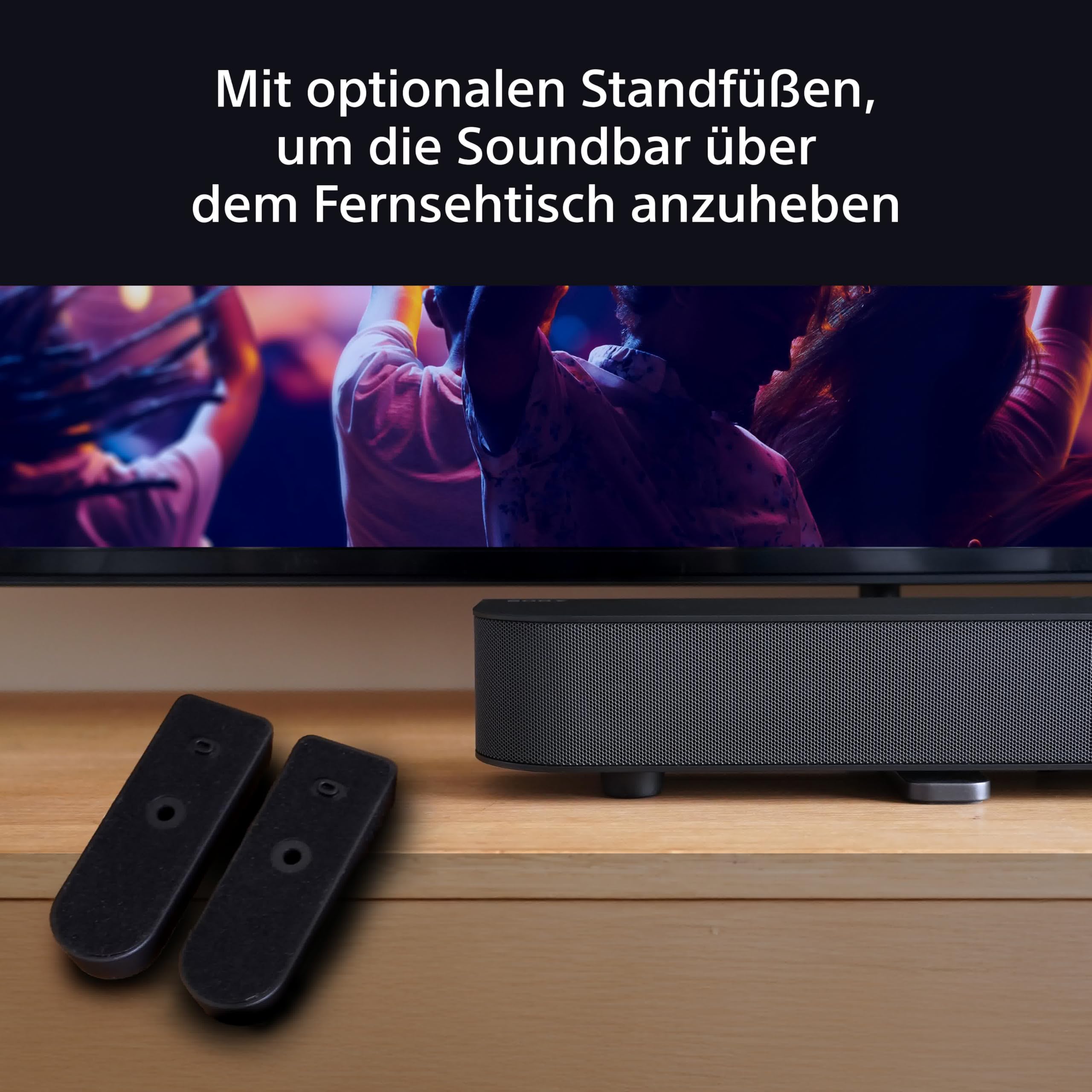 Sony BRAVIA Theatre Bar 6 mit Subwoofer (3.1.2-Kanal-Surround Sound, Up-Firing-Lautsprecher, Dolby Atmos, DTS:X, AI Voice Zoom 3 über BRAVIA TV, DSEE für Musik) Schwarz