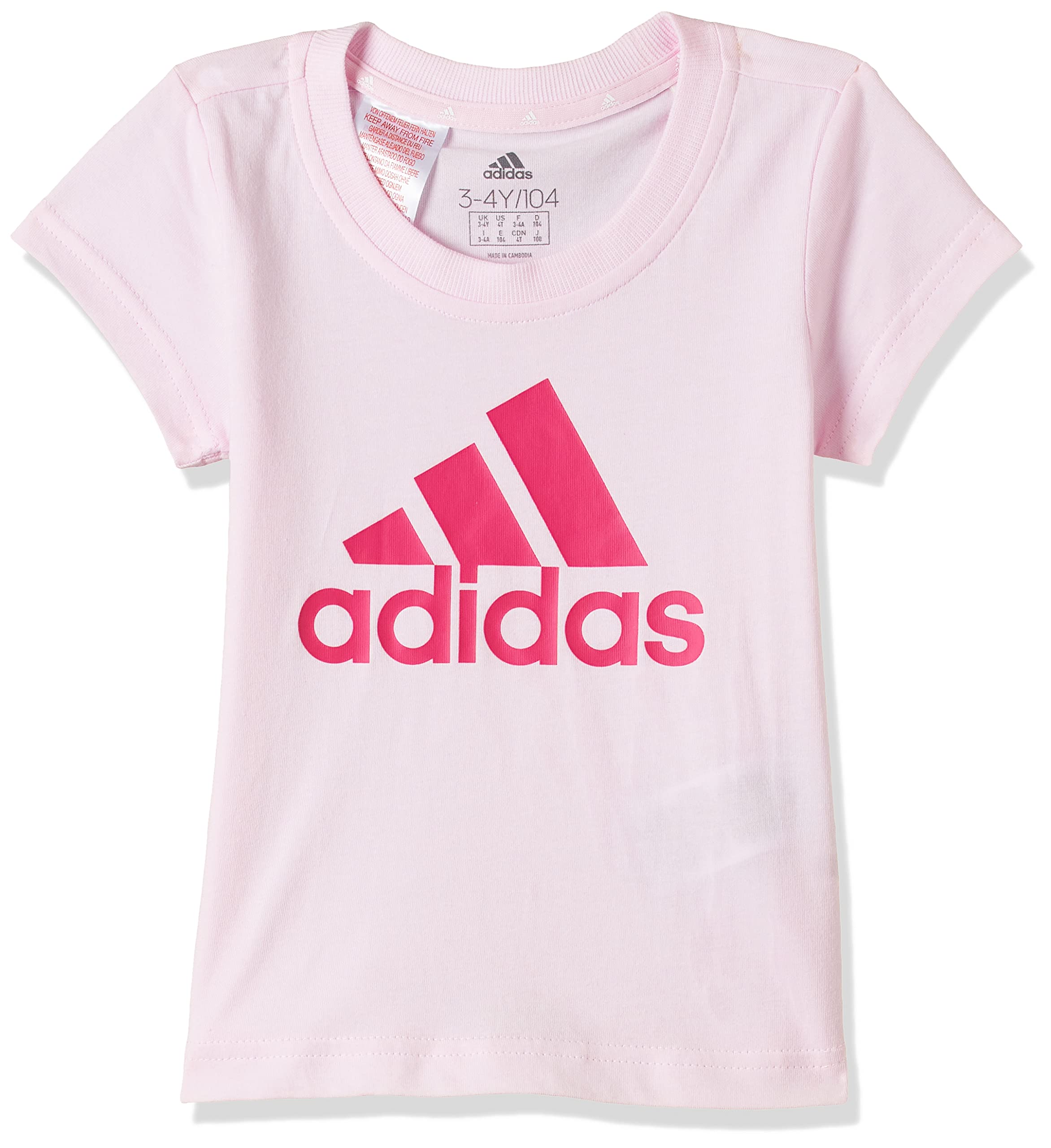 adidasGirl's adidas Essentials T-Shirt (pack of 1)