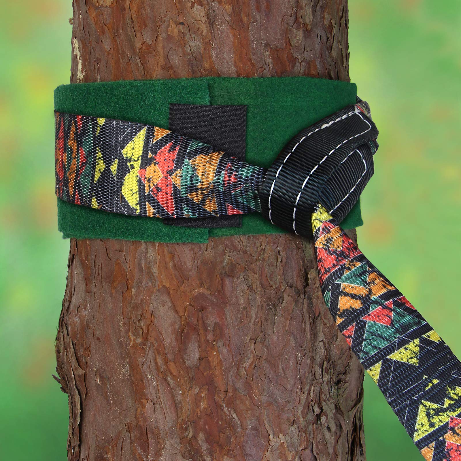 ALPIDEX Slackline Set 15m + osłona drzewa i napinacza grzechotka, odpowiedni dla dzieci początkujących zaawansowanych użytkowników
