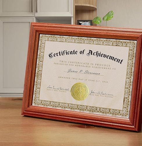 Miniatura 3 de Sellos de certificado de lámina dorada en relieve, sello de excelencia, 1.75 pulgadas, 100 unidades