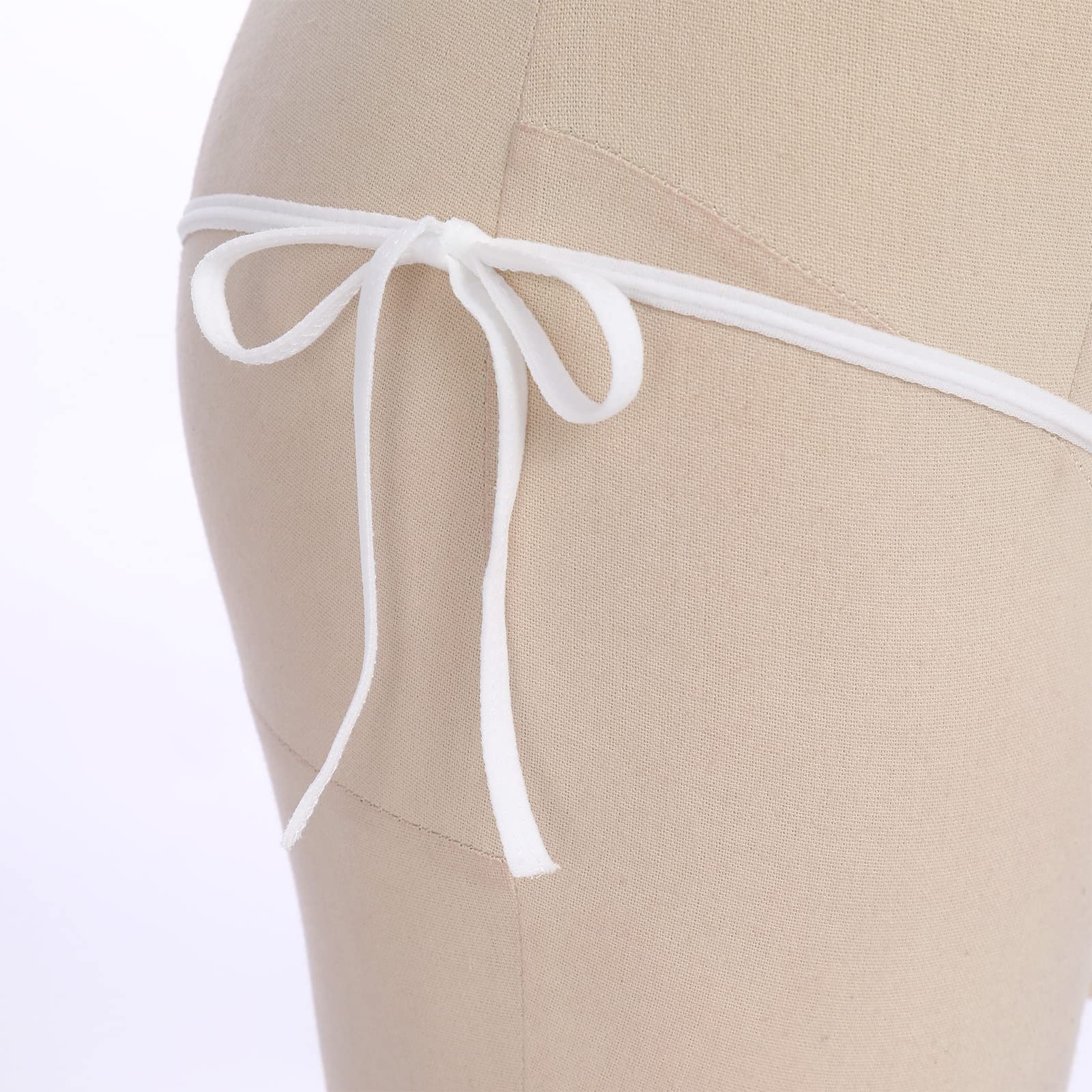 ABAFIP Women Cute Kawaii Striped Bikini Lingerie set Micro Tiny Bra G-string Panty/Garter Belt 2Pcs / 3Pcs Underwear: One Size Light Pink - 2pcs