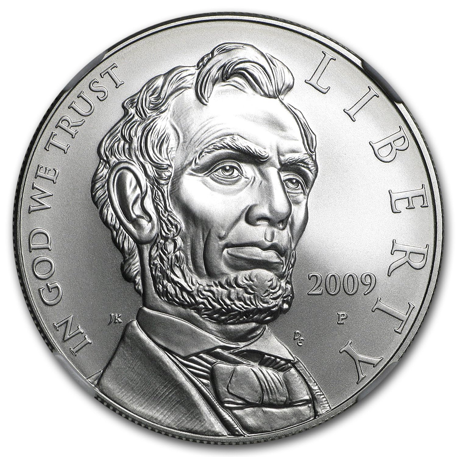 2009 P Abraham Lincoln Commemorative Silver Dollar