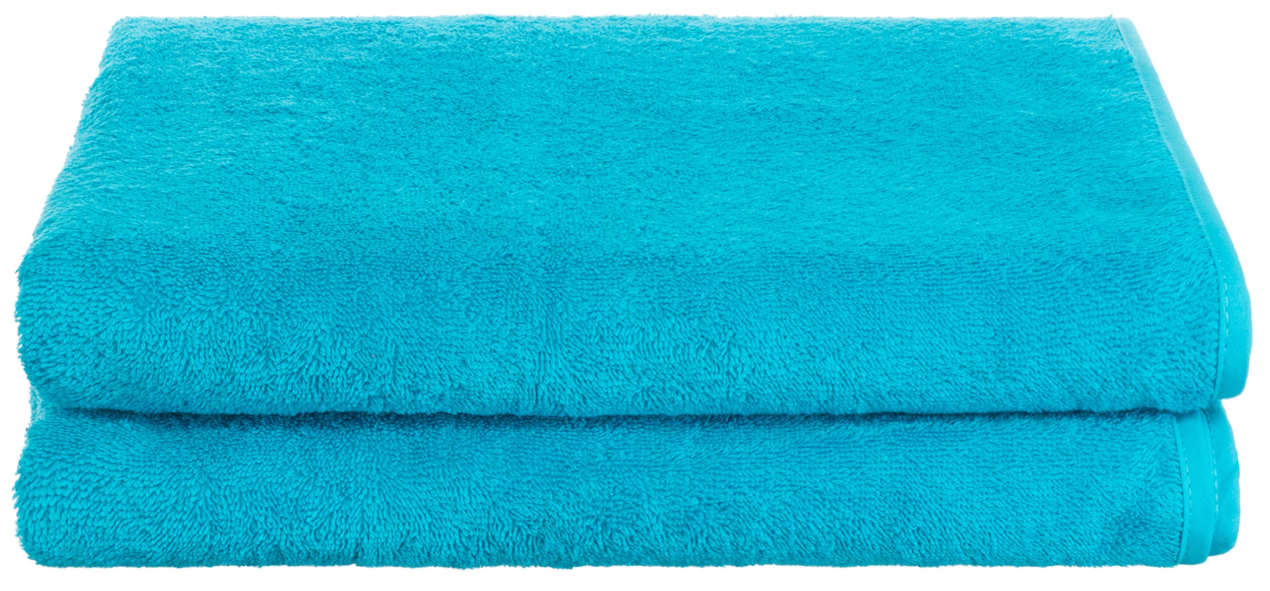 Brandsseller Couverture d'été en tissu éponge - 100 % coton - 150 x 200 cm - Turquoise