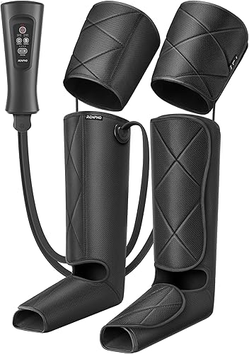 RENPHO Masajeador de piernas FSA HSA elegible, masajeador de compresión de aire para aliviar el dolor de circulación, eficaz para padre y madre