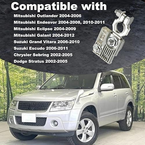 Miniatura 4 de Fusible de batería de 120 amperios con terminal de batería positivo compatible con Mitsubishi Outlander Endeavor Eclipse Galant Suzuki Grand Vitara