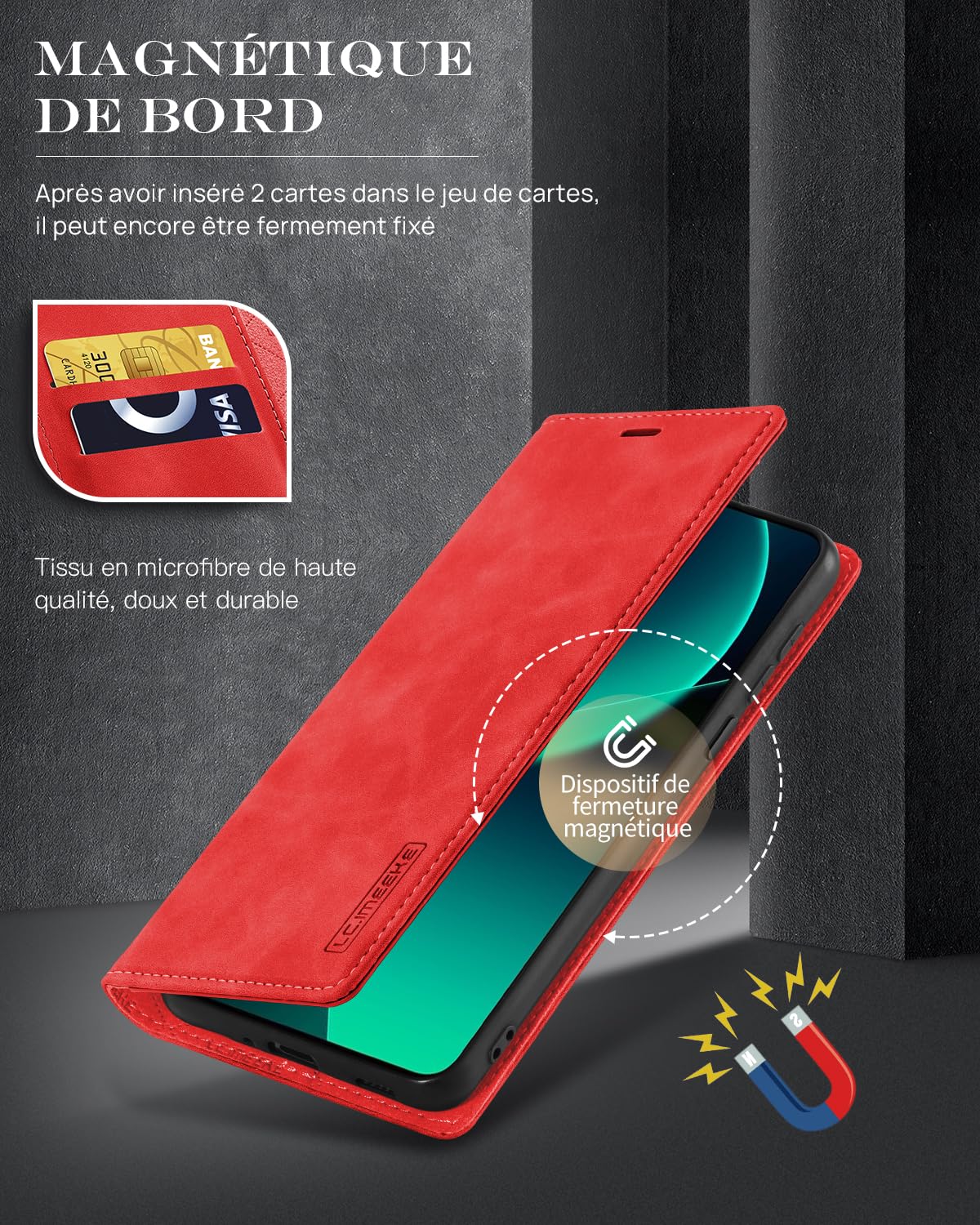 Verre trempé Peint Housse Etui Pour Xiaomi Redmi 12C 6.71 Haute