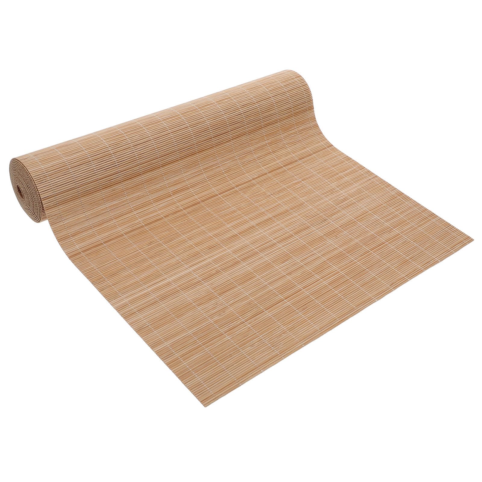 Esterilla de bambú para mesa de comedor y banquetes, tapete natural de 30cm x 2m