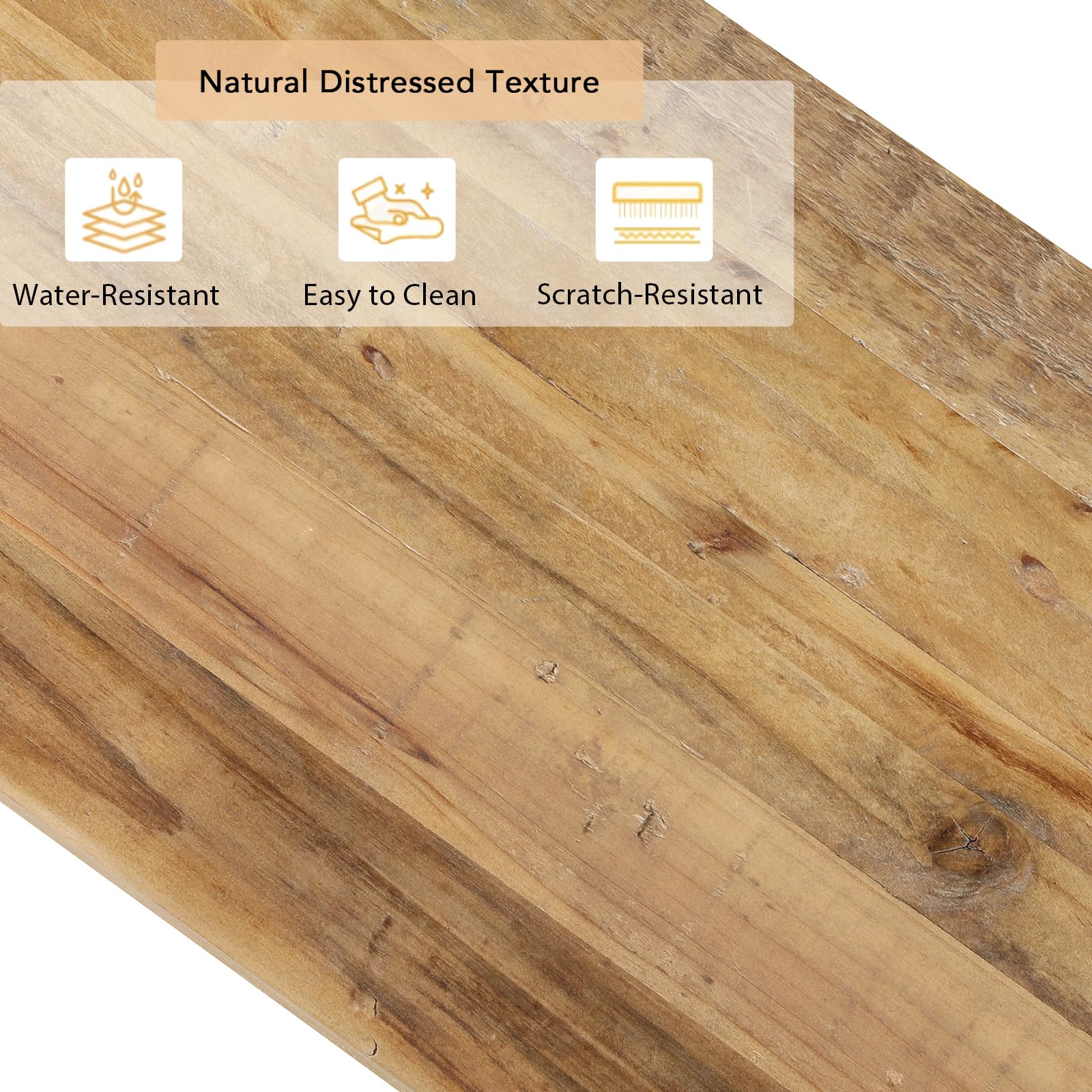 Best Solid Wood Console Tables for 2026 1 HOKYHOKY Reclaimed Solid Wood Console Table, 59' Long Entryway Table — product photo