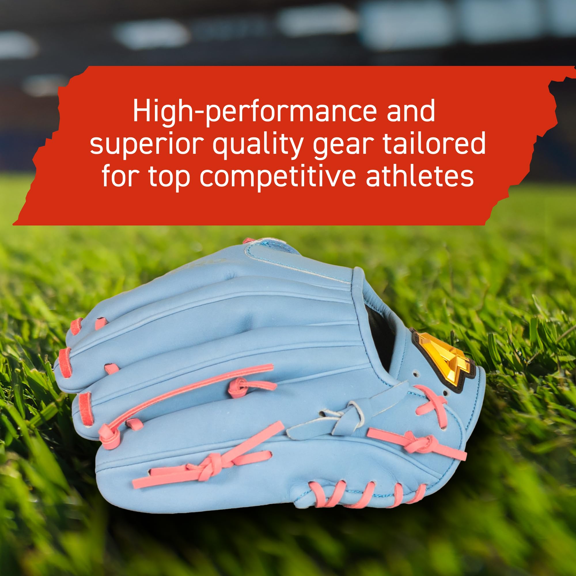 BB Stock Rise Baseball Glove for Youth & Little Leagues, Age 8-12, Infield & Outfield, 11.5", H-Web, Easy Break-in, Narrow Fit & Lightweight Design