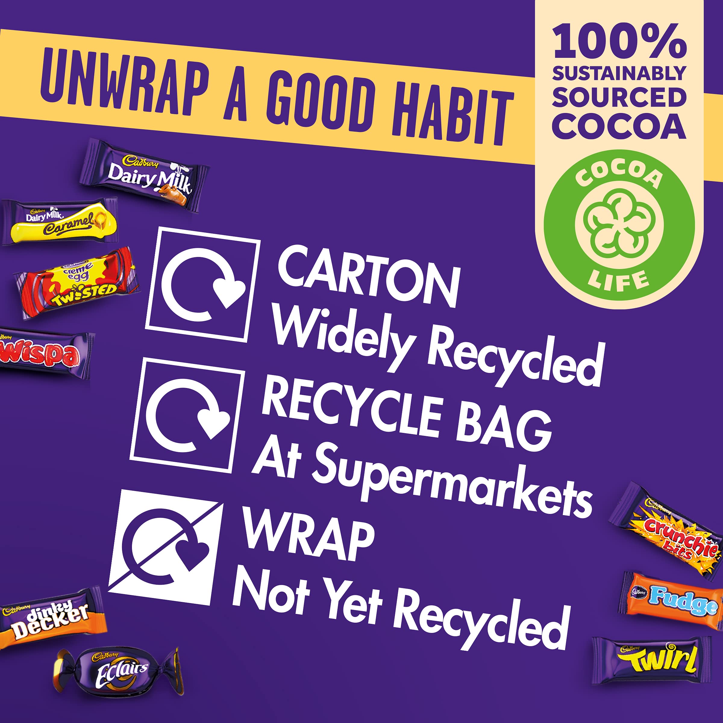 Cadbury Heroes Boîte de partage en vrac Émeraude 2 kg